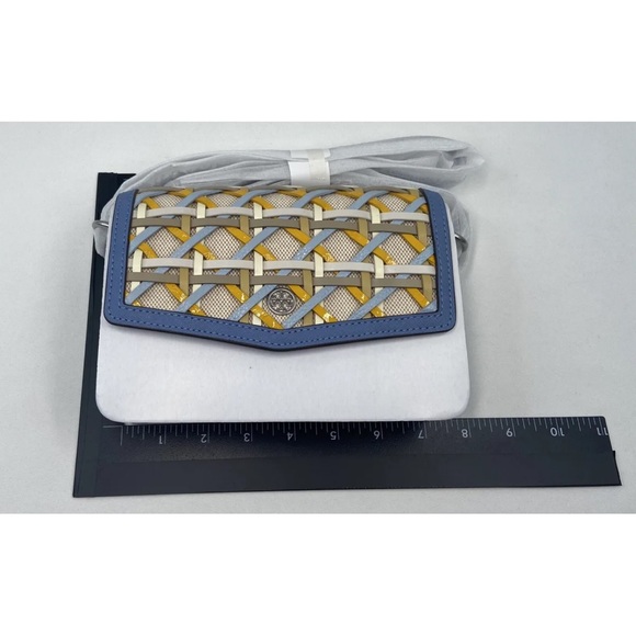 Tory Burch Robinson Woven Mini Shoulder/Crossbody Bag - Picture 8 of 8